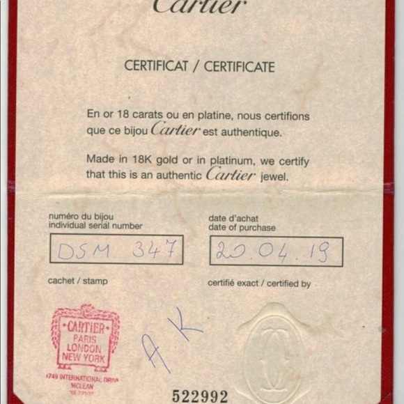 Cartier diamond paved love bracelet - Picture 5 of 5